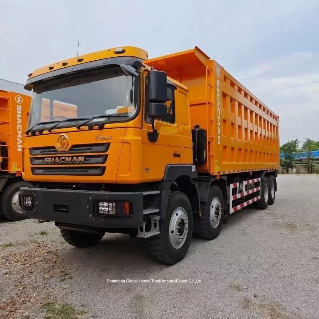 Shacman F3000 8×4 Kipper-LKW mit 400 PS Dieselmotor und Frontaufzug für Schwerlastbau