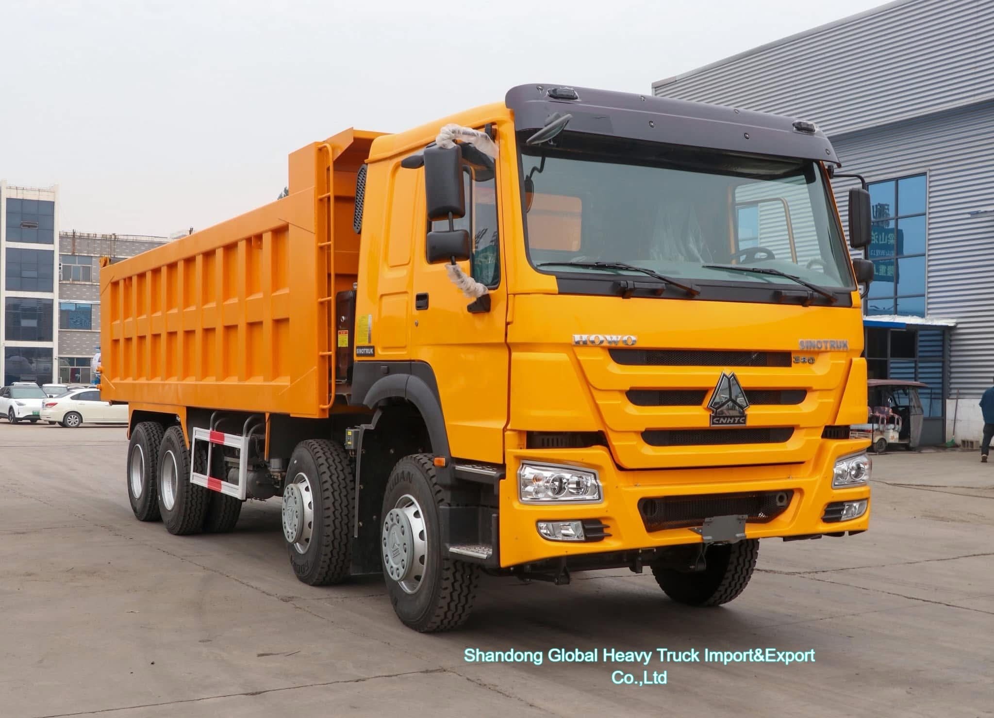 Sinotruk HOWO 8x4 380 PS-Dump Truck mit einer Kapazität von 30-45 Tonnen