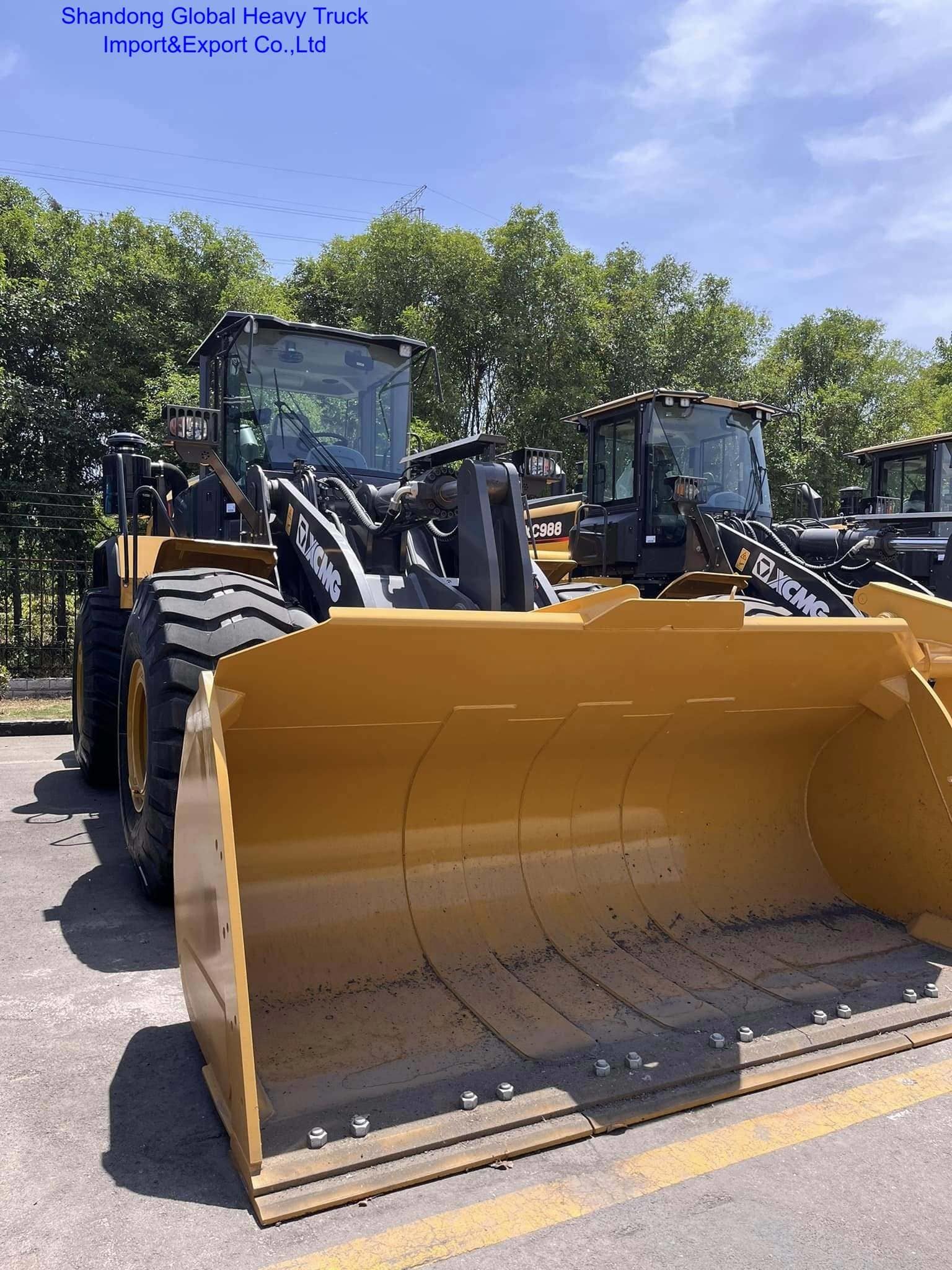 XCMG XC948E 4 Tonnen Nennlast Radlader mit 2,4 m³ Schaufelvolumen und 7882*2500*3405mm Spezifikation