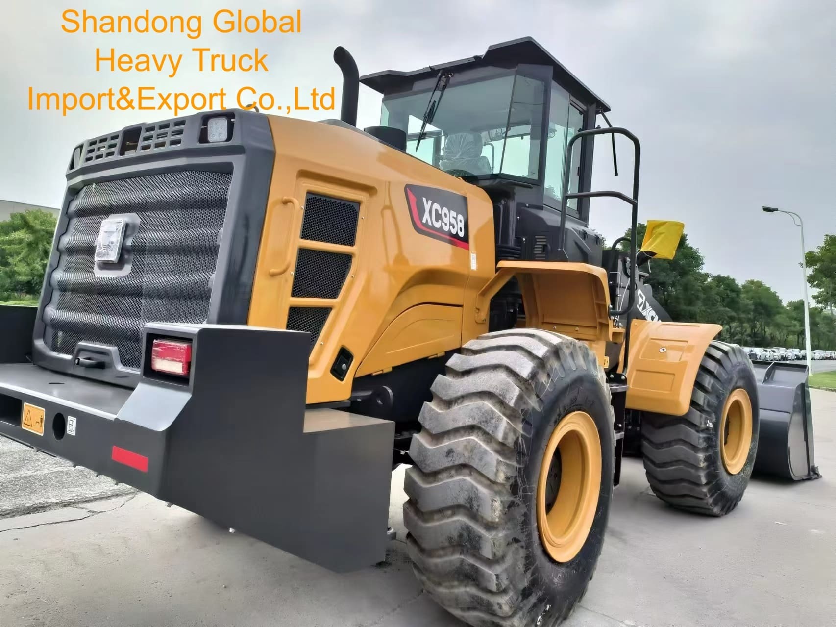 XCMG XC958 5,5-Ton Radlader mit 3,2 m³ Schaufel und 162 kW Motorleistung