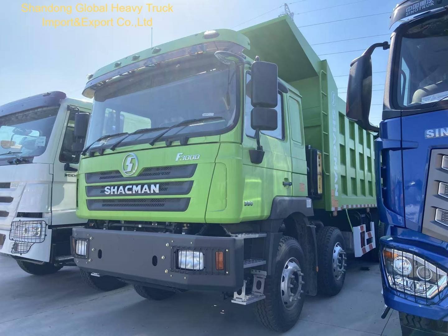 Shacman F3000 8×4 12-Rad Schwerlast-Muldenkipper mit 35-40 Tonnen Nutzlast und 25-30 m³ Fassungsvermögen