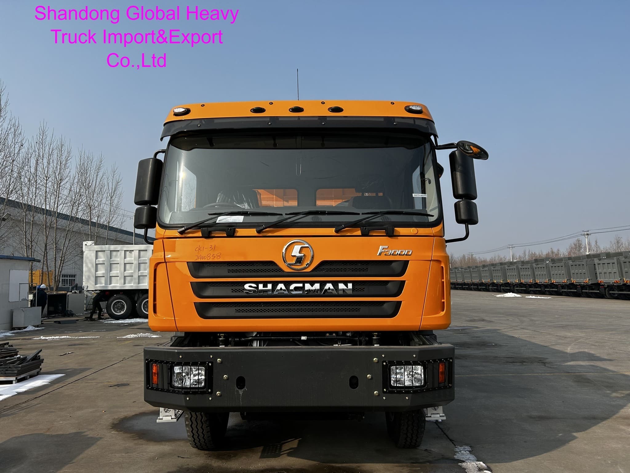 Shacman F3000 6×4 Kipper-LKW mit 25-30 Tonnen Nutzlast, Schwerlastbauweise und hochfestem Stahlchassis