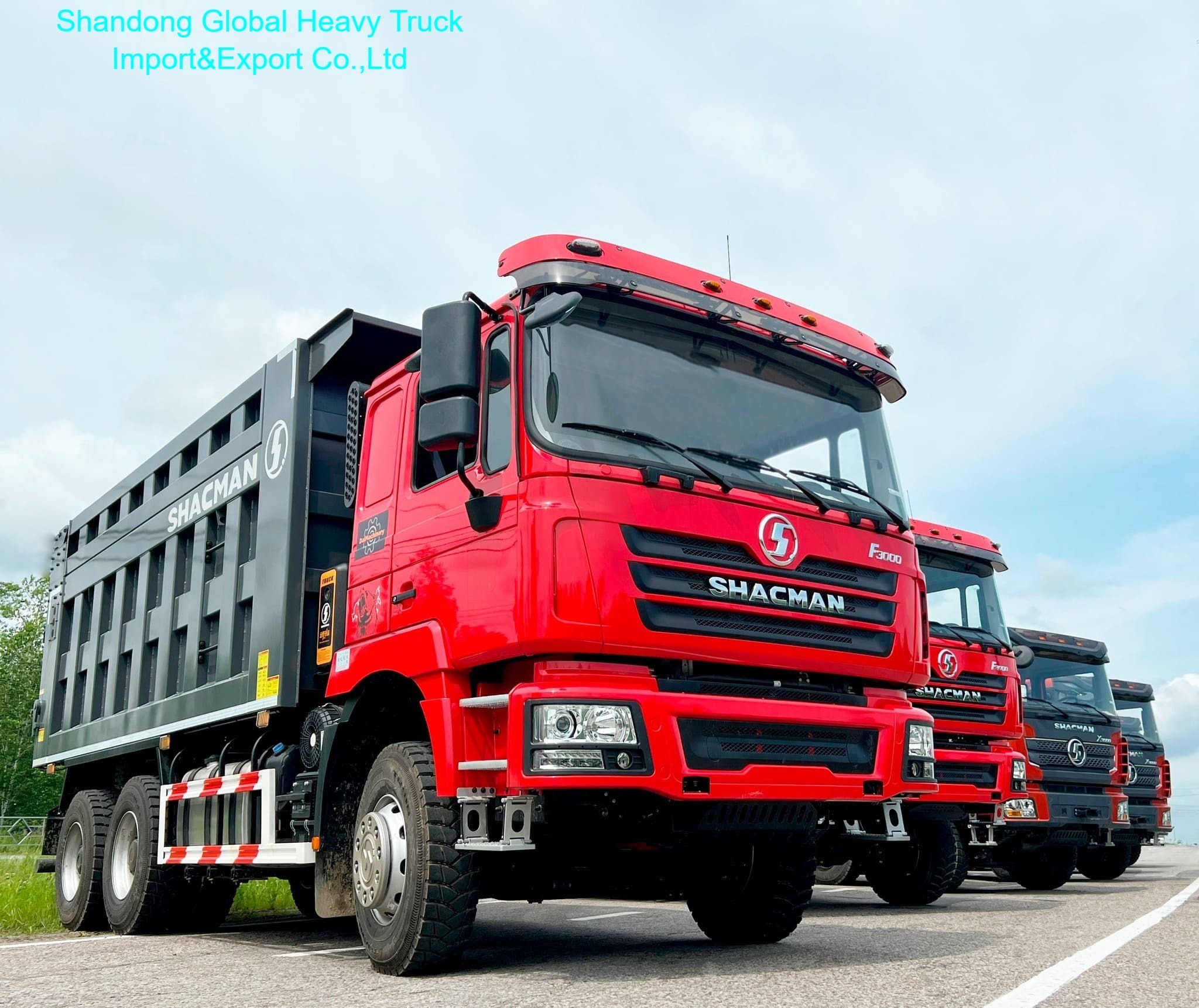 Shacman F3000 Schwerlastdump Truck mit Weichai 380HP Motor FAST 12-Gang-Handgetriebe und verstärktem Chassis