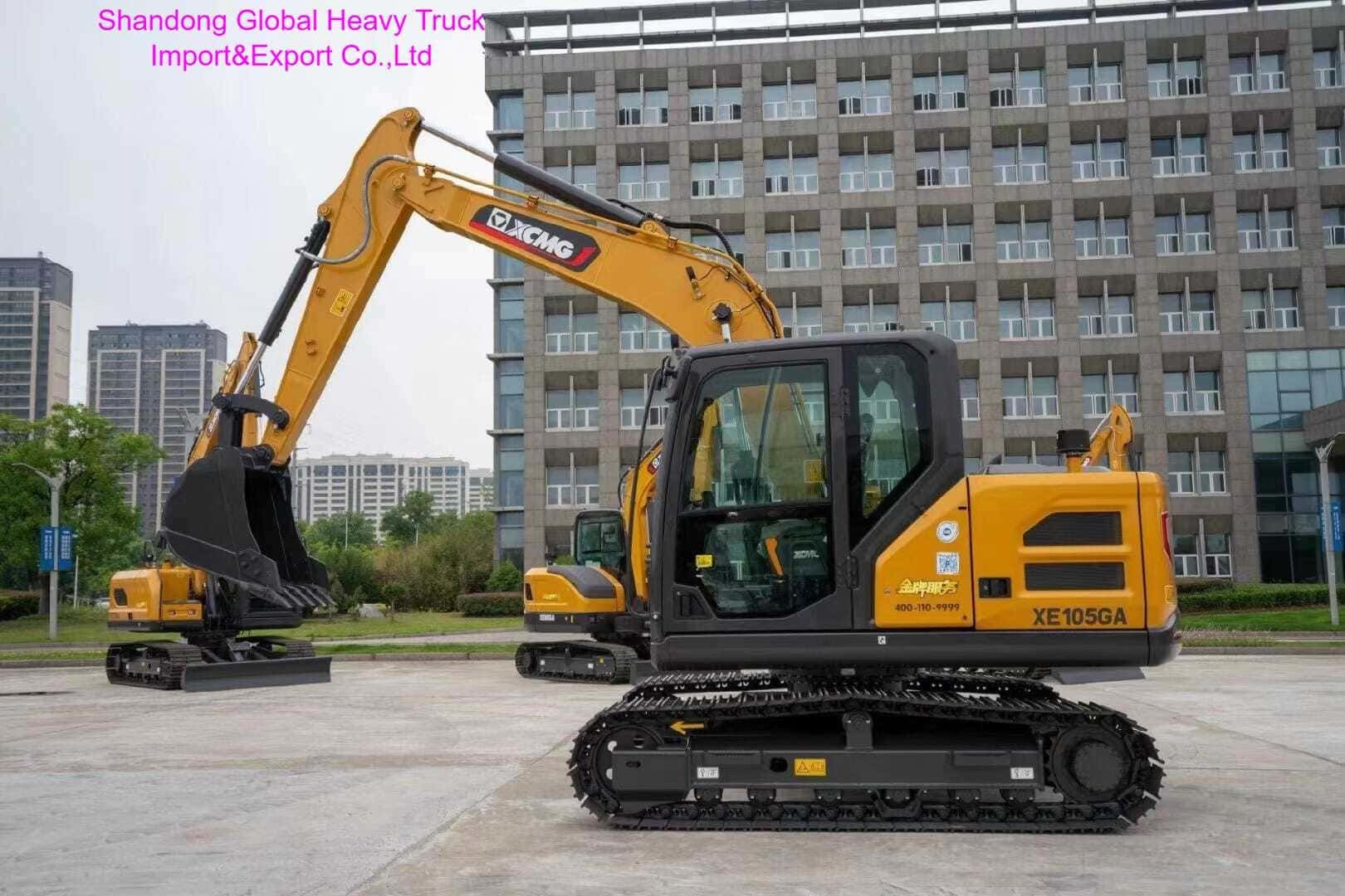 Heiss verkaufte Grabmaschine 10,5 Tonnen Crawler Bagger Xe105ga mit gutem Kraftstofffilter