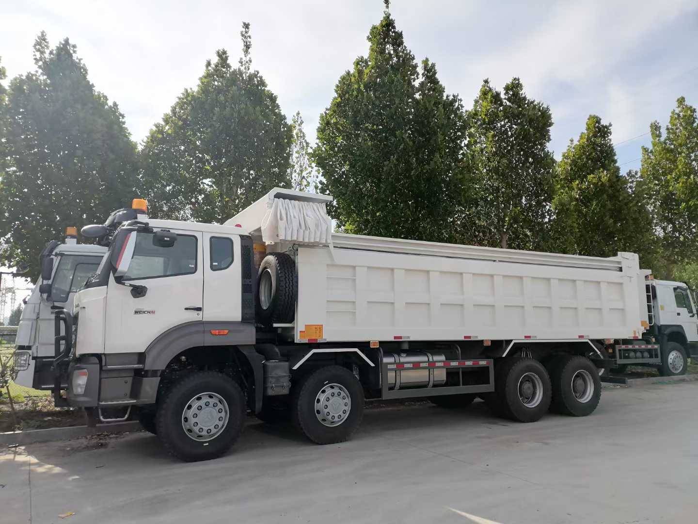 Sinotruk HOWO Nx Hohan 371PS 8x4 Antrieb 40 Tonnen Kapazität Schwerlast-Muldenkipper
