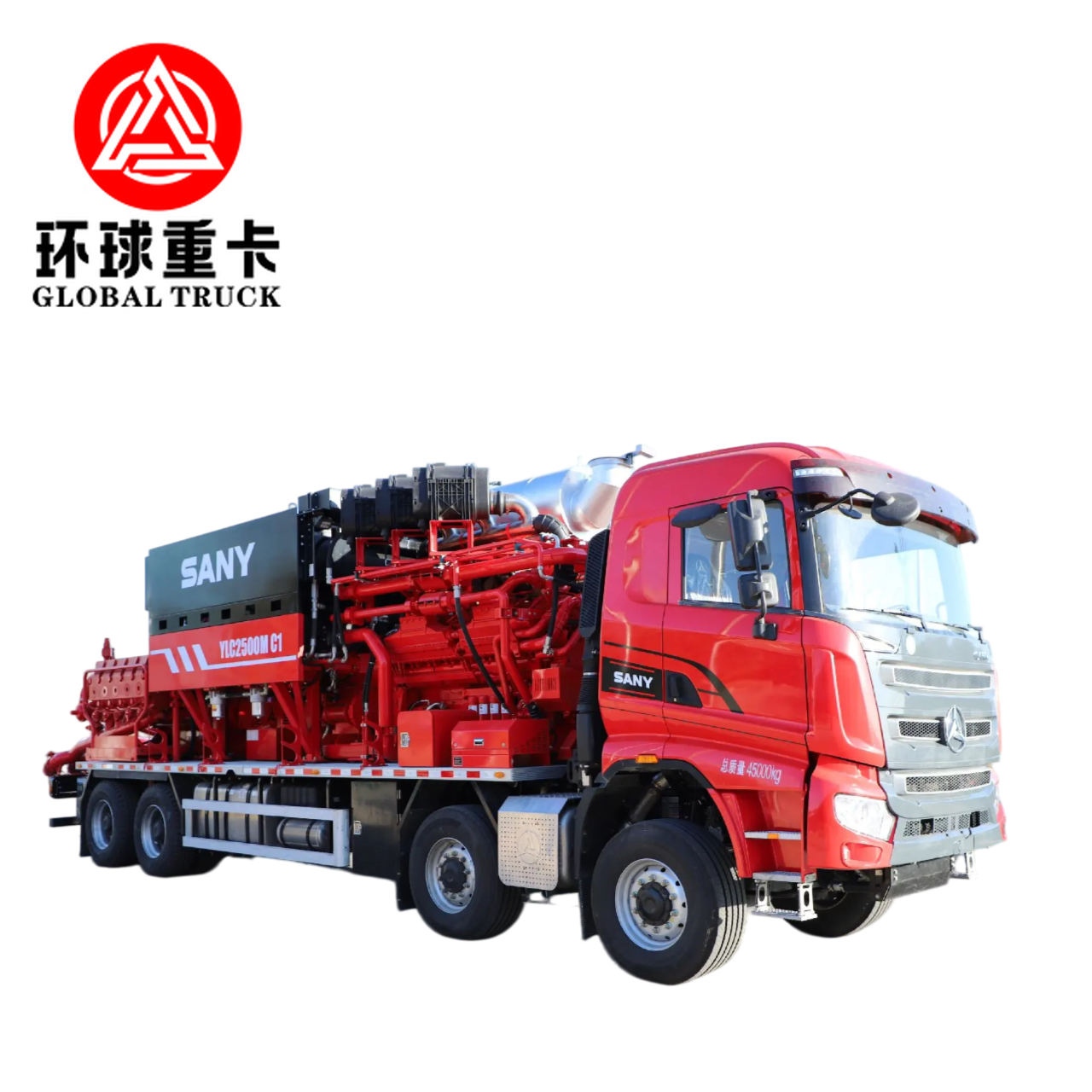 XYLC2500 8×6 Ölfeld-Fracking-LKW mit 2500 PS und 15.000 psi Druck für die Gewinnung von unkonventionellem Öl und Gas