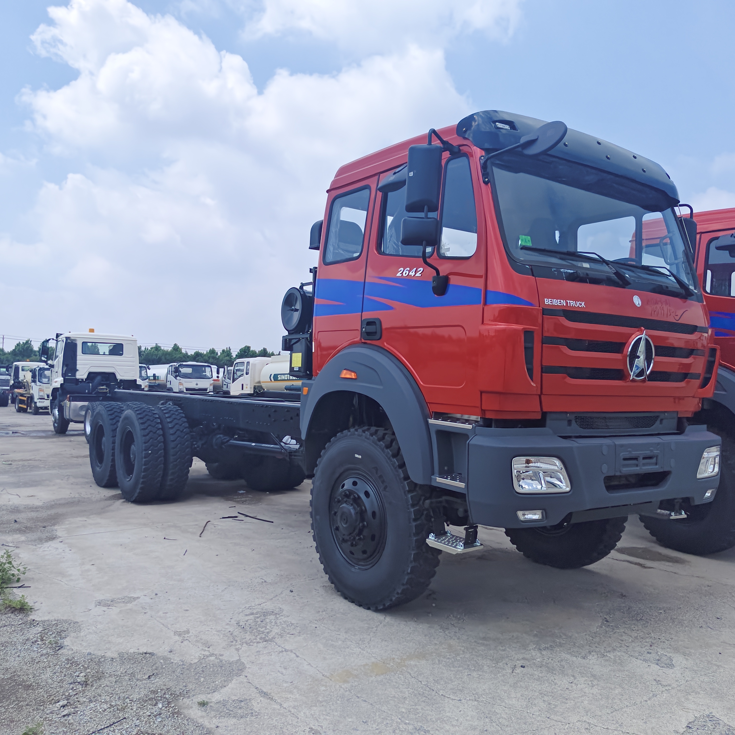 BEIBEN 2638 6x4 Bergbaudump Truck mit 380 PS Weichai-Motor und 25-35 Tonnen Nutzlast für Schwerlasttransport