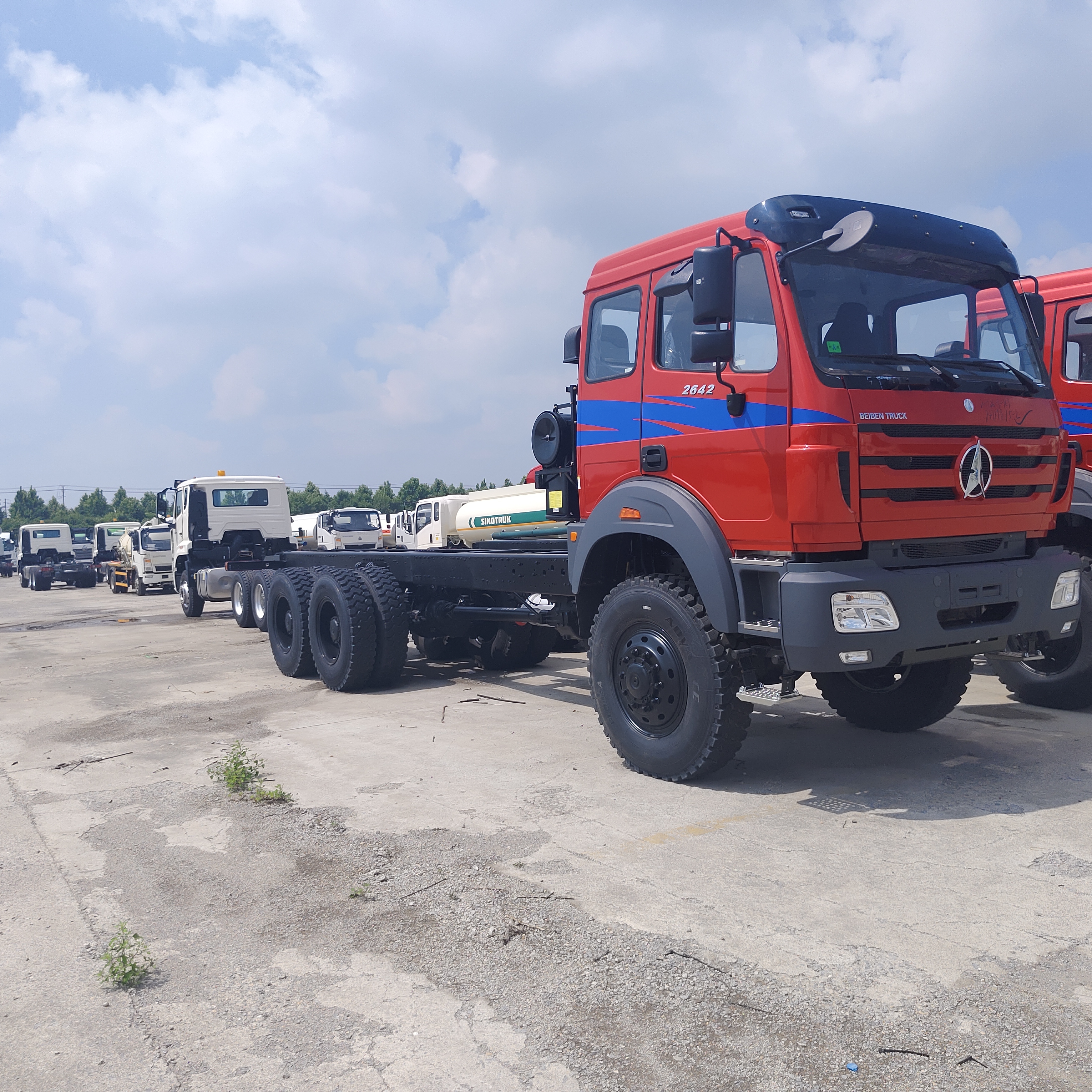 BEIBEN 2648 6×4 Heavy Duty Mining Muldenkipper mit 480 PS WEICHAI-Motor und 30–40 Tonnen Nutzlast für den Transport von Kupfer und Kobalt