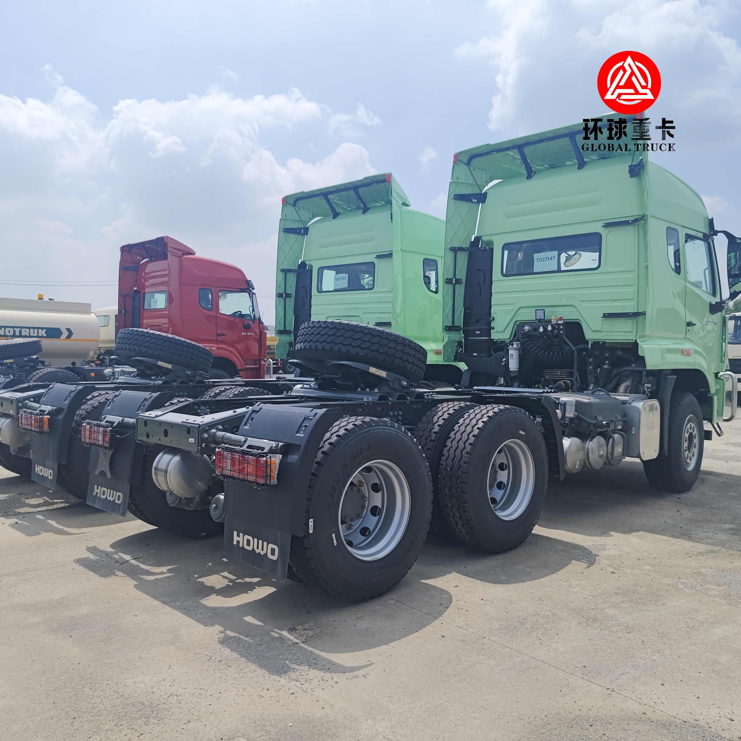 Brandneuer Sinotruk HOWO NX 430HP 6x4 Antrieb Schwerlastzug Traktor Truck Prime Mover für den afrikanischen Markt