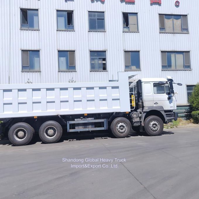 Shacman 8×4 Heavy Duty Dump Tipper Truck in operational environment