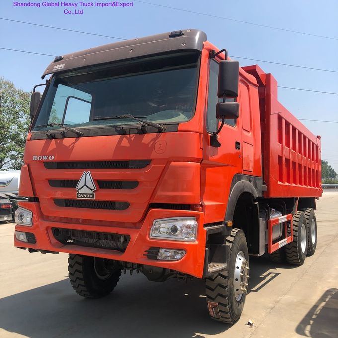 Sinotruk HOWO 6×4 375HP Heavy Duty Dump Truck in operation